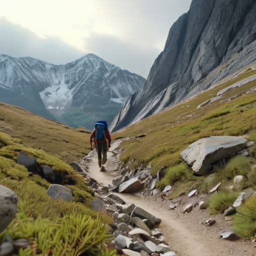 Chasing Horizons Preparing for Steep Terrain hike.