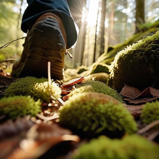 Tactile Stimulation Through Walking in Wild Spaces