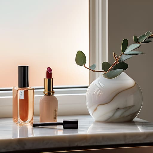 The Calm After the Chaos: decluttered vanity.