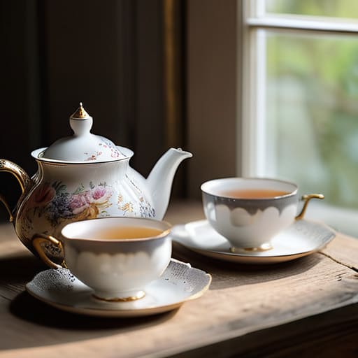 Curated tea party after The Final Steep.