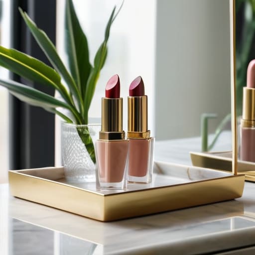 Tips for decluttering a vanity.