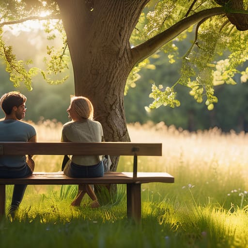 Visualizing healthy friendship and boundaries.