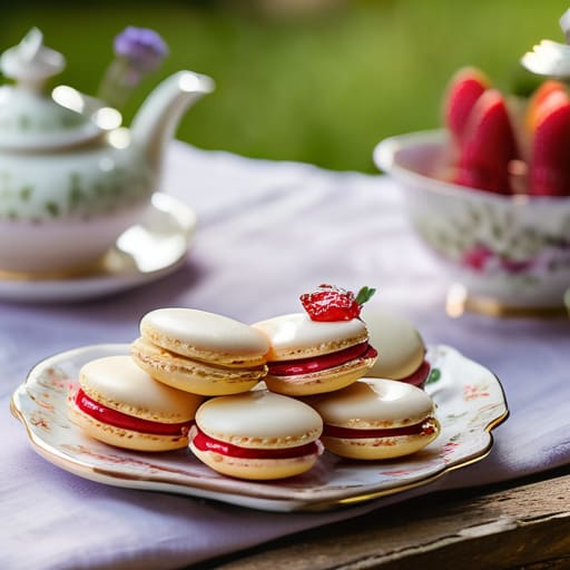 Hosting a tea party at home.