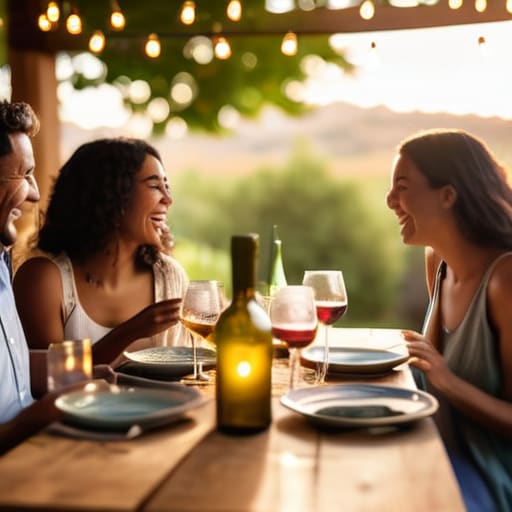 Making time for friends and social connection.