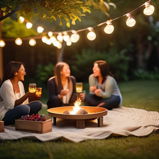 Enjoying fun outdoor summer gatherings.