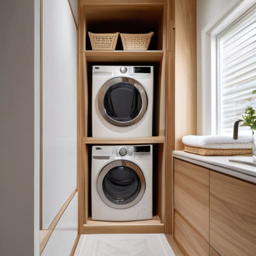 Small laundry room ideas for organizing.