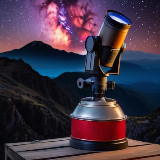 Essential stargazing gear for night sky observation.