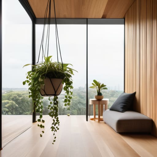 Space-saving wall mounted decor for small rooms.