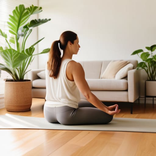 Gentle weekend stretching for relaxation.